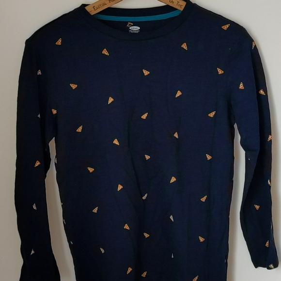 Old Navy Other - Old Navy L 10-12 Tagless Neck Novelty Pizza Shirt